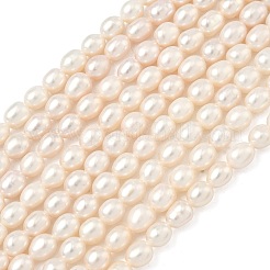 Natural Cultured Freshwater Pearl Beads Strands&nbsp;PEAR-D003-01D-15