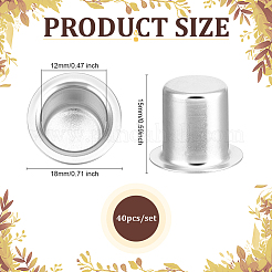 40Pcs Aluminum Candle Cup&nbsp;FIND-PH0024-90A