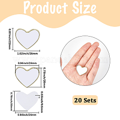 20 Boxs Sublimation Blank Brooch Pins&nbsp;FIND-SP0004-09C
