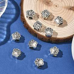 Alloy European Beads&nbsp;PALLOY-S079-048AS