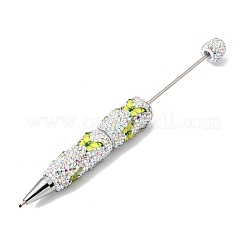 Butterfly Alloy & Polymer Clay Rhinestones Ball-Point Pen&nbsp;OFST-D303-02P