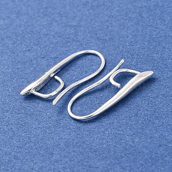 Brass Earring Hooks&nbsp;KK-H502-11S-01