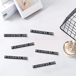 50 Bags ABS Price Display Cube Adjustable Price Tag&nbsp;ODIS-BBC0001-06