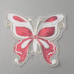 Butterfly Sequin/Paillette Embroidery Applqiues&nbsp;PATC-WH0008-17