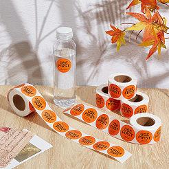 8 Rolls Paper Adhesive Label Stickers&nbsp;STIC-GO0001-03