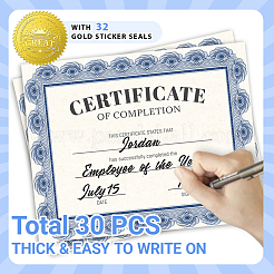 30Pcs Award Certificate Holders&nbsp;DIY-DO0001-07A