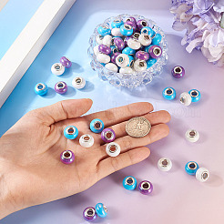 150Pcs Opaque Resin European Beads&nbsp;RESI-TA0004-72A