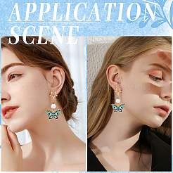 30Pcs 201 Stainless Steel Stud Earring Findings&nbsp;STAS-BBC0010-25