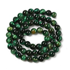 Grade AB Natural Tiger Eye Beads Strands&nbsp;X-G-B133-A02-6MM-02