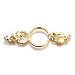 Zinc Alloy Links&nbsp;PALLOY-WH0039-02G-A