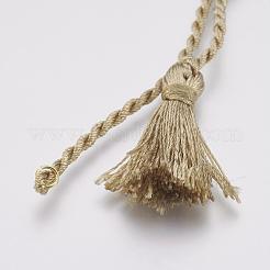 Twisted Polyester Bracelets Making&nbsp;KK-P146-15C