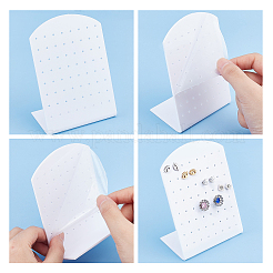 8Pcs 4 Style Acrylic Earring Stands Displays&nbsp;EDIS-FG0001-51