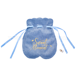 Velvet Jewelry Drawstring Gift Bags&nbsp;ABAG-CJC0003-02A