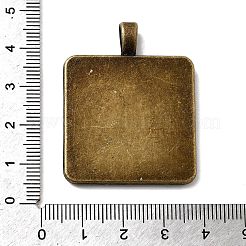 Vintage Tibetan Style Alloy Pendant Cabochon Settings&nbsp;TIBEP-M018-98AB-NF