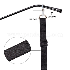4Pcs Nylon Adjustable Sports Eyeglass Strap with Buckle&nbsp;AJEW-GF0006-70