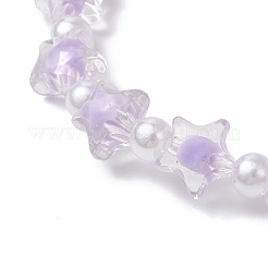 6Pcs 6 Colors Transparent Acrylic Beads Stretch for Women&nbsp;BJEW-JB11736