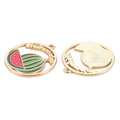 Alloy Enamel Pendants&nbsp;LS-ENAM-S126-104-NR