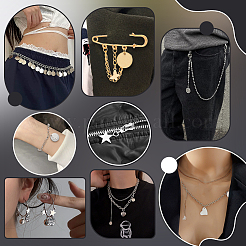 75Pcs 304 & 201 Stainless Steel Charms&nbsp;DIY-NB0015-28