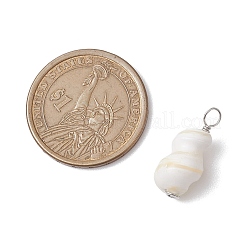 Natural Conch Shell Pendants&nbsp;PALLOY-JF02808-01
