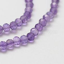 Natural Amethyst Bead Strands&nbsp;G-P271-3mm-09