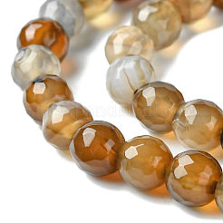 Natural Agate Round Beads Strand&nbsp;G-L084-6mm-04