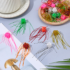 24Pcs 6 Colors Dice-Shaped TPE Soft Bait&nbsp;AJEW-FH0009-35
