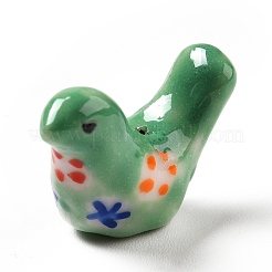 Handmade Printed Porcelain Beads&nbsp;PORC-F005-04A