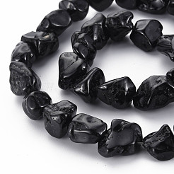 Natural Black Spinel Beads Strands&nbsp;G-Q948-36