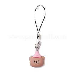 Bear/Cat/Food/Cloud Resin Mobile Straps&nbsp;HJEW-JM01597