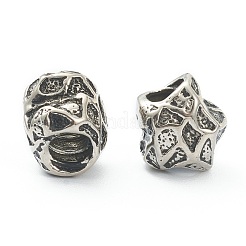 304 Stainless Steel European Beads&nbsp;STAS-I181-020AS