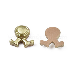 Spray Painted Opaque Resin Cabochons&nbsp;CRES-N027-06