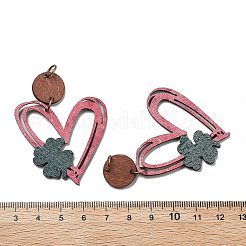 Printed Wood Pendants&nbsp;FIND-R050-02G