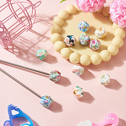 9Pcs 9 Colors Silicone Beads&nbsp;SIL-TA0003-63A