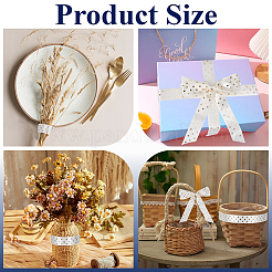 Gold Stamping Polka Dot Polyester Printed Ribbon&nbsp;OCOR-CY0003-70