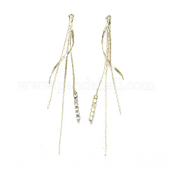 Brass Chain Tassel Big Pendants&nbsp;X-KK-R129-11G