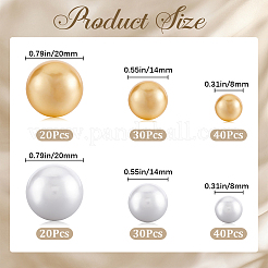 ABS Plastic Imitation Pearl Beads&nbsp;KY-GF0001-53B