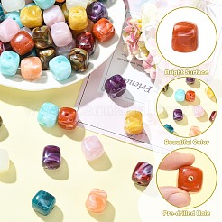 100Pcs Opaque Acrylic Beads&nbsp;OACR-CJ0002-82
