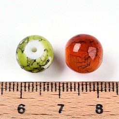 Baking Paint Glass Beads&nbsp;X1-DGLA-S115-10mm-MS