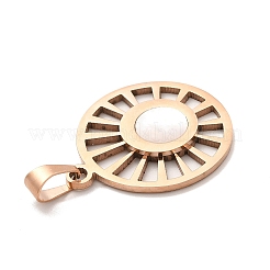 Ion Plating(IP) 304 Stainless Steel Pendants&nbsp;STAS-E184-10RG