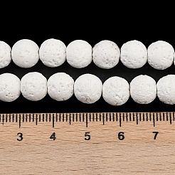Synthetic Lava Rock Beads Strands&nbsp;G-S397-D02-10mm