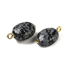 Natural Snowflake Obsidian Pendants&nbsp;G-G110-07G
