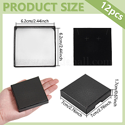 Lichee Textured Cardboard Jewelry Boxes&nbsp;CON-WH0089-100