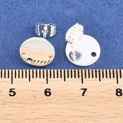 Ion Plating(IP) 304 Stainless Steel Stud Earring Findings&nbsp;STAS-G178-01S-10mm