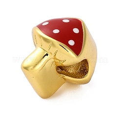 Brass Enamel European Beads&nbsp;KK-Z081-02
