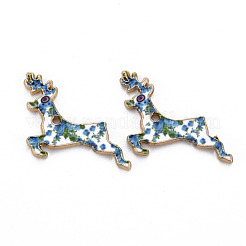 Alloy Enamel Pendants&nbsp;ENAM-N055-017A-01-NR