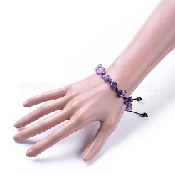 Adjustable Nylon Cord Braided Bead Bracelets&nbsp;BJEW-JB04602-01