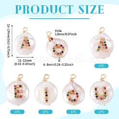 5Pcs 5 Styles Natural Cultured Freshwater Pearl Pendants&nbsp;PEAR-TA0001-30