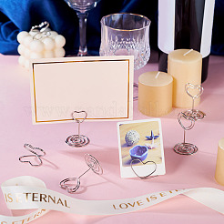30Pcs 2 Styles Iron Name Card Holder&nbsp;ODIS-TA0001-09
