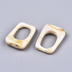 Opaque Resin Pendants&nbsp;RESI-T048-01-A02