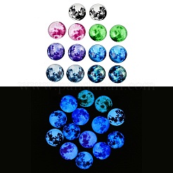Fluorescent Glass Cabochons&nbsp;GGLA-T004-13